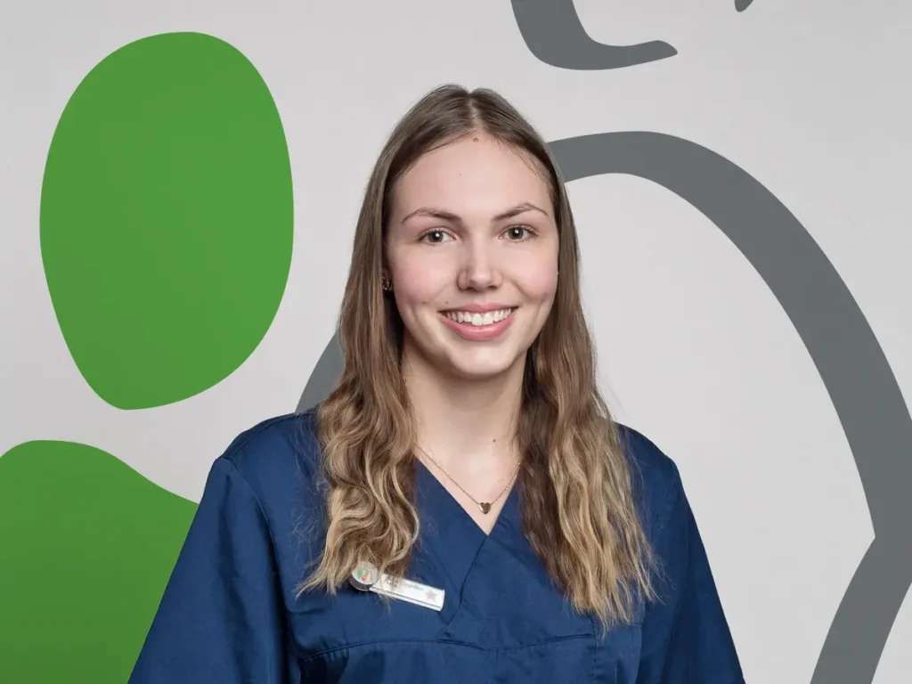 Julia Linghölin Medzinische Fachangestellte. Seit 2023 in unserem Praxisteam